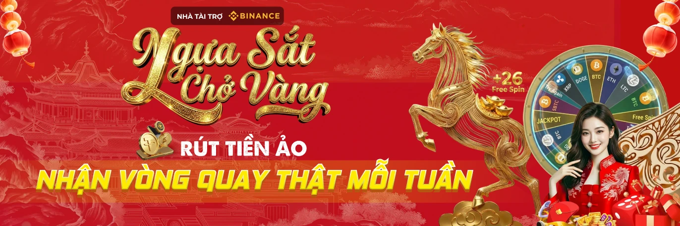 [ MEGA CRYPTO ] Rút Tiền Ảo - Nhận Vòng Quay Thật Cùng LUCKY88